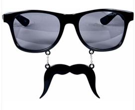 Fu manchu mustache sunglasses