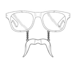 sunglasses with mustache 1